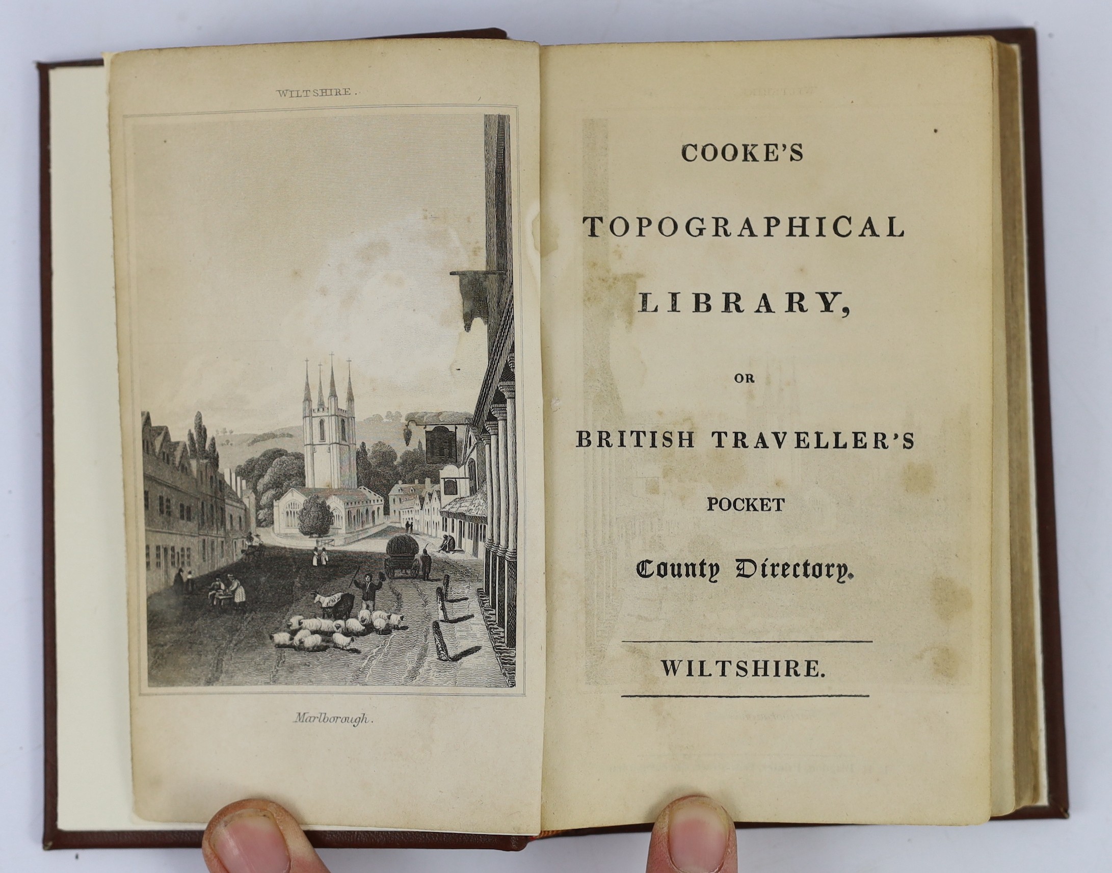 WILTS: Cassan, Rev. Stephen Hyde - Lives and Memoirs of the Bishops of Sherborne and Salisbury ... title vignette, plate, subscribers list; old grey boards and later cloth spine, uncut. Salisbury, 1824